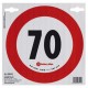 ΣΗΜΑ ΤΑΧΥΤΗΤΑΣ ΧΙΛΙΟΜΕΤΡΩΝ 70km/h ΑΥΤΟΚΟΛΛΗΤΟ 20CM ΔΙΑΜΕΤΡΟ