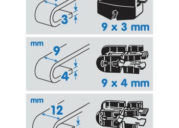 ΥΑΛΟΚΑΘΑΡΙΣΤΗΡΑΣ ΦΟΡΤΗΓΟΥ OPTIMAX 55 cm (22 INCH) ΜΕ 3 ΑΝΤΑΠΤΟΡΕΣ - 1 ΤΕΜ.
