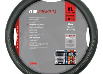 ΚΑΛΥΜΜΑ ΤΙΜΟΝΙΟΥ ΦΟΡΤΗΓΟΥ CLUB 49/51cm (XL) ΜΑΥΡΟ ΟΙΚΟΛΟΓΙΚΟ ΚΑΙ ΑΟΣΜΟ