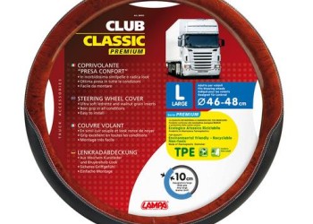 ΚΑΛΥΜΜΑ ΤΙΜΟΝΙΟΥ ΦΟΡΤΗΓΟΥ CLUB-CLASSIC (L) 46-48cm (ΜΑΥΡΟ/ΞΥΛΟ/ΟΙΚΟΛΟΓΙΚΟ/ΑΟΣΜΟ)