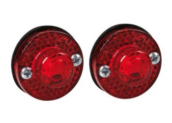 Φώτα Ογκου Φορτηγού 24V 1 Led 2τεμ Κόκκινα R-14