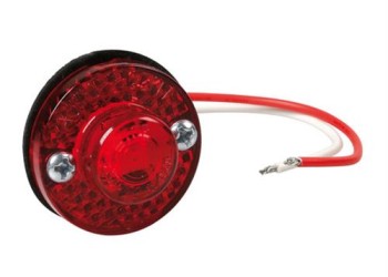 Φώτα Ογκου Φορτηγού 24V 1 Led 2τεμ Κόκκινα R-14