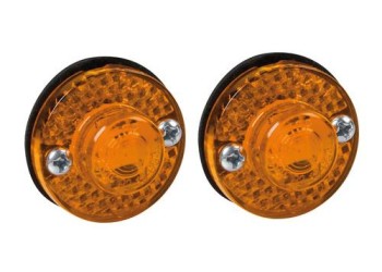 Φώτα Ογκου Φορτηγού 24V 1 Led 2τεμ Πορτοκαλί S-11