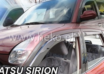 ΑΝΕΜΟΘΡΑΥΣΤΕΣ ΓΙΑ DAIHATSU SIRION 5D 1998-2005 ΖΕΥΓΑΡΙ ΑΠΟ ΕΥΚΑΜΠΤΟ ΦΙΜΕ ΠΛΑΣΤΙΚΟ HEKO - 2 ΤΕΜ.
