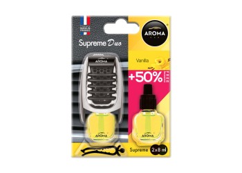 Amio - ΑΡΩΜΑΤΙΚΟ ΑΕΡΑΓΩΓΟΥ AROMA SUPREME DUO +50% ΒΑΝΙΛΙΑ - 1 ΤΕΜ. (A92251/AM)