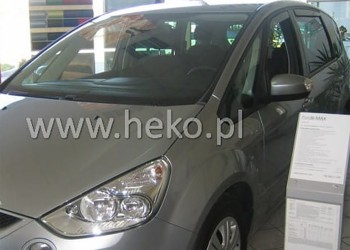 ΑΝΕΜΟΘΡΑΥΣΤΕΣ ΓΙΑ FORD S-MAX 5D 2006-2010 ΖΕΥΓΑΡΙ ΑΠΟ ΕΥΚΑΜΠΤΟ ΦΙΜΕ ΠΛΑΣΤΙΚΟ HEKO - 2 ΤΕΜ.