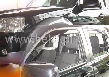 ΑΝΕΜΟΘΡΑΥΣΤΕΣ ΓΙΑ FORD RANGER 2 4D 2007-2012 ΖΕΥΓΑΡΙ ΑΠΟ ΕΥΚΑΜΠΤΟ ΦΙΜΕ ΠΛΑΣΤΙΚΟ HEKO - 2 ΤΕΜ.