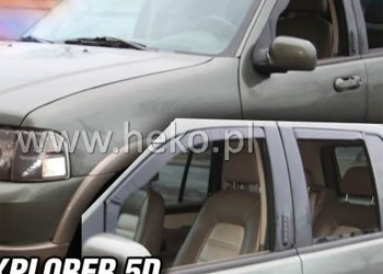 ΑΝΕΜΟΘΡΑΥΣΤΕΣ ΓΙΑ FORD EXPLORER 3 5D 2002-2005 ΖΕΥΓΑΡΙ ΑΠΟ ΕΥΚΑΜΠΤΟ ΦΙΜΕ ΠΛΑΣΤΙΚΟ HEKO - 2 ΤΕΜ.