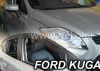 ΑΝΕΜΟΘΡΑΥΣΤΕΣ ΓΙΑ FORD KUGA 5D 2008-2013 ΖΕΥΓΑΡΙ ΑΠΟ ΕΥΚΑΜΠΤΟ ΦΙΜΕ ΠΛΑΣΤΙΚΟ HEKO - 2 ΤΕΜ.