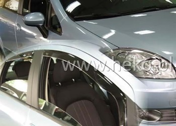 ΑΝΕΜΟΘΡΑΥΣΤΕΣ ΓΙΑ FIAT LINEA 4D 2007-2015 ΖΕΥΓΑΡΙ ΑΠΟ ΕΥΚΑΜΠΤΟ ΦΙΜΕ ΠΛΑΣΤΙΚΟ HEKO - 2 ΤΕΜ.