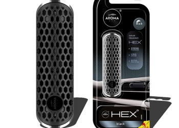 Amio - ΑΡΩΜΑΤΙΚΟ (ΚΡΕΜΑΣΤΟ ή ΑΕΡΑΓΩΓΟΥ) AROMA FANCY SHAPES HEX – BLACK – 1 ΤΕΜ. (A83575/AM)