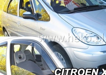 ΑΝΕΜΟΘΡΑΥΣΤΕΣ ΓΙΑ CITROEN XSARA PICASSO 5D 1999-2012 ΖΕΥΓΑΡΙ ΑΠΟ ΕΥΚΑΜΠΤΟ ΦΙΜΕ ΠΛΑΣΤΙΚΟ HEKO - 2 ΤΕΜ.