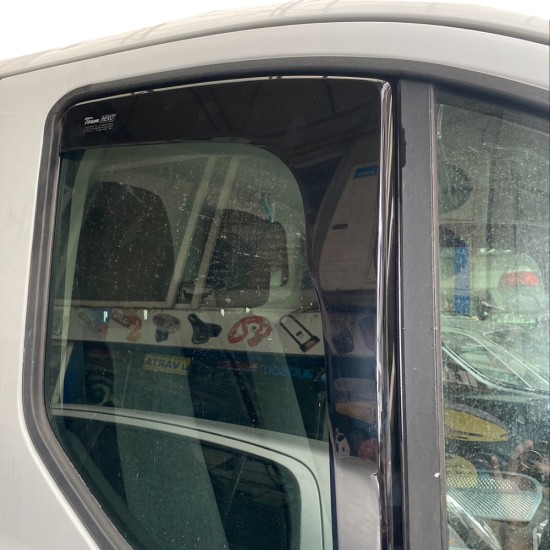 ΑΝΕΜΟΘΡΑΥΣΤΕΣ ΓΙΑ FORD TRANSIT COURIER 2D/4D 2014-2023  / TOURNEO COURIER 2D/4D 2014-2023 ΖΕΥΓΑΡΙ ΑΠΟ ΕΥΚΑΜΠΤΟ ΦΙΜΕ ΠΛΑΣΤΙΚΟ HEKO - 2 ΤΕΜ.