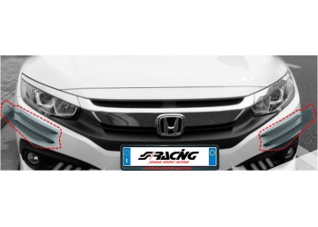 ΔΙΑΚΟΣΜΗΤΙΚΑ ΦΤΕΡΑ SPOILER ΠΡΟΦΥΛΑΚΤΗΡΑ ΜΑΥΡΑ CANARDS 2ΤΕΜ.