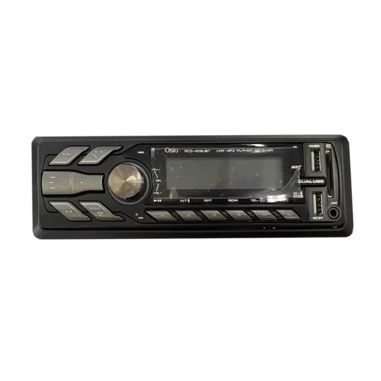 RADIO 1 DIN DUAL USB/FM/SD/MP3/WMA/BLUETOOTH 180W ΜΕ ΕΠΙΛΟΓΗ ΦΩΤΙΣΜΟΥ 3 ΧΡΩΜΑΤΩΝ & ΧΕΙΡΙΣΤΗΡΙΟ OSIO - 1 τεμ.