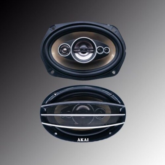 ΗΧΕΙΑ 5 ΔΡΟΜΩΝ 6x9inc ΟΒΑΛ 250W RMS 89dB AKAI 2ΤΕΜ.