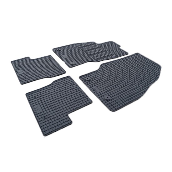 Cik - ΜΑΡΚΕ ΠΑΤΑΚΙΑ ΣΕ ΣΚΑΦΗ ΛΑΣΤΙΧΟ ΓΙΑ OPEL ADAM 2013-2019 ΣΕ ΜΑΥΡΟ ΧΡΩΜΑ ΜΕ ΚΟΥΜΠΩΜΑΤΑ - 4 ΤΕΜ. (RM.OP.0003/CK)