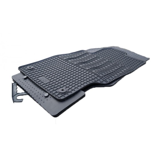 Cik - ΜΑΡΚΕ ΠΑΤΑΚΙΑ ΣΕ ΣΚΑΦΗ ΛΑΣΤΙΧΟ ΓΙΑ OPEL ADAM 2013-2019 ΣΕ ΜΑΥΡΟ ΧΡΩΜΑ ΜΕ ΚΟΥΜΠΩΜΑΤΑ - 4 ΤΕΜ. (RM.OP.0003/CK)