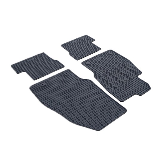 Cik - ΜΑΡΚΕ ΠΑΤΑΚΙΑ ΣΕ ΣΚΑΦΗ ΛΑΣΤΙΧΟ ΓΙΑ OPEL ADAM 2013-2019 ΣΕ ΜΑΥΡΟ ΧΡΩΜΑ ΜΕ ΚΟΥΜΠΩΜΑΤΑ - 4 ΤΕΜ. (RM.OP.0003/CK)