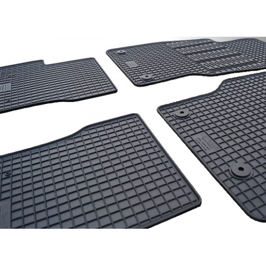 Cik - ΜΑΡΚΕ ΠΑΤΑΚΙΑ ΣΕ ΣΚΑΦΗ ΛΑΣΤΙΧΟ ΓΙΑ OPEL ADAM 2013-2019 ΣΕ ΜΑΥΡΟ ΧΡΩΜΑ ΜΕ ΚΟΥΜΠΩΜΑΤΑ - 4 ΤΕΜ. (RM.OP.0003/CK)