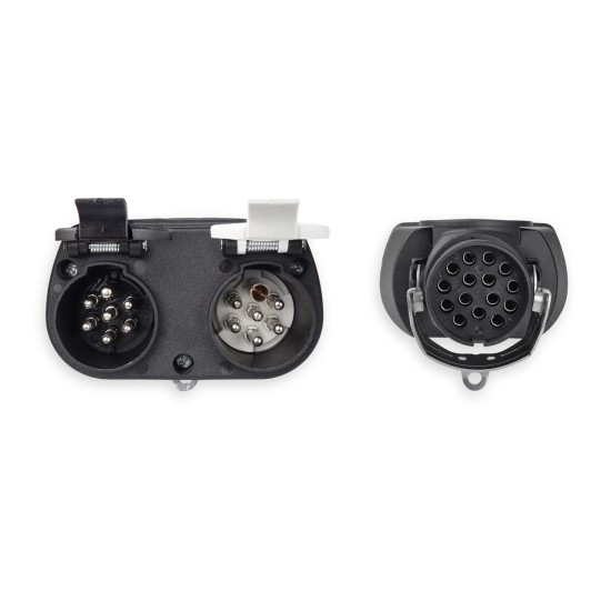 Amio - ΑΝΤΑΠΤΟΡΑΣ ΚΟΤΣΑΔΟΡΟΥ EURO ΔΙΠΛΟΣ ΑΠΟ 15PIN ΣΕ 2 ΤΩΝ 7PIN - 1 τεμ. (ADAP15P/AM)