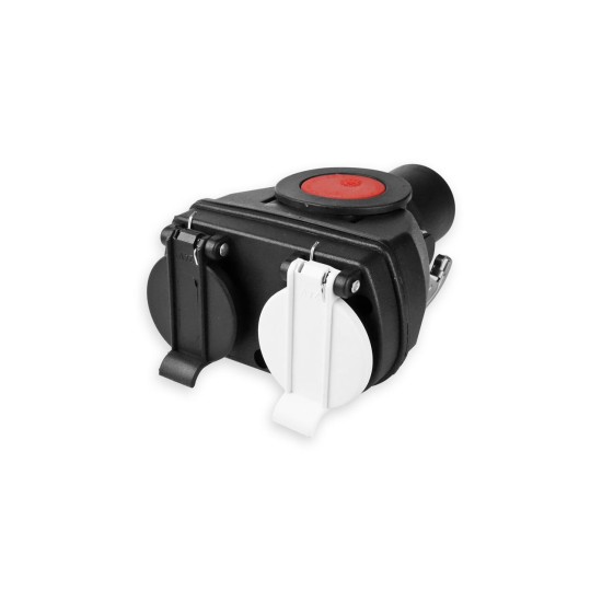 Amio - ΑΝΤΑΠΤΟΡΑΣ ΚΟΤΣΑΔΟΡΟΥ EURO ΔΙΠΛΟΣ ΑΠΟ 15PIN ΣΕ 2 ΤΩΝ 7PIN - 1 τεμ. (ADAP15P/AM)