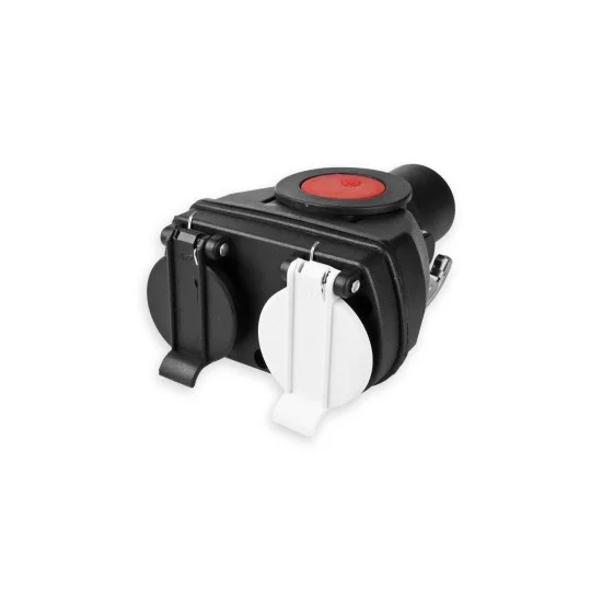 Amio - ΑΝΤΑΠΤΟΡΑΣ ΚΟΤΣΑΔΟΡΟΥ EURO ΔΙΠΛΟΣ ΑΠΟ 15PIN ΣΕ 2 ΤΩΝ 7PIN - 1 τεμ. (ADAP15P/AM)