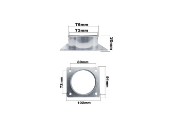 ΑΝΤΑΠΤΟΡΑΣ ΓΙΑ ΦΙΛΤΡΟΧΟΑΝΕΣ ΤΕΤΡΑΓΩΝΟΣ ΤΥΠΟΥ BOSCH Φ76 102x94mm SIMONI RACING - 1 TEM.