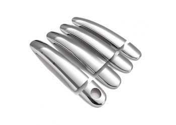 ΧΕΡΟΥΛΙΑ ΠΟΡΤΑΣ ΓΙΑ SKODA RAPID 4D 2013+  ΧΡΩΜΙΟ ΜΕΤΑΛΛΙΚΑ 4ΤΕΜ.