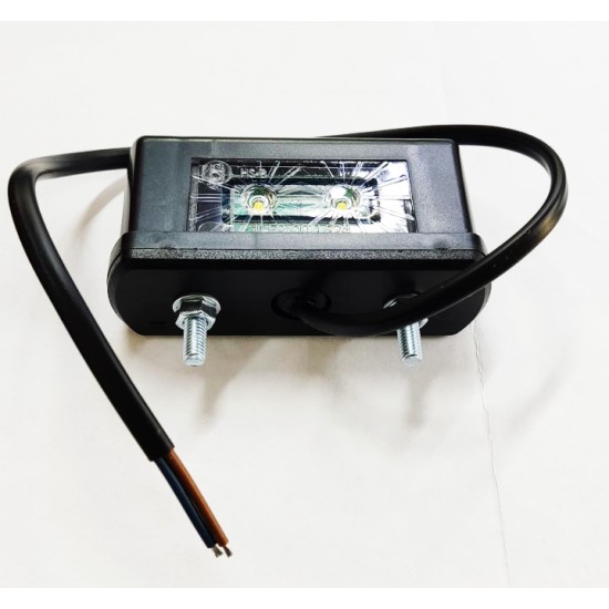 Amio - ΦΩΣ ΠΙΝΑΚΙΔΑΣ & ΘΕΣΕΩΣ 12/24V - 2 SMD LED - 1ΤΕΜ. (02667/AM)