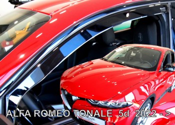 ΑΝΕΜΟΘΡΑΥΣΤΕΣ ΓΙΑ ALFA ROMEO TONALE 5D 2020+  SET ΑΠΟ ΕΥΚΑΜΠΤΟ ΦΙΜΕ ΠΛΑΣΤΙΚΟ HEKO - 4 ΤΕΜ.