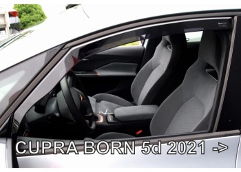 ΑΝΕΜΟΘΡΑΥΣΤΕΣ ΓΙΑ CUPRA BORN 5D 2021+  ΖΕΥΓΑΡΙ ΑΠΟ ΕΥΚΑΜΠΤΟ ΦΙΜΕ ΠΛΑΣΤΙΚΟ HEKO - 2 ΤΕΜ.