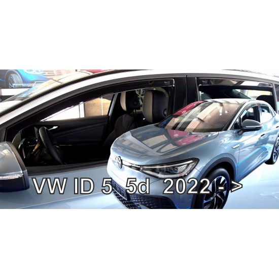 ΑΝΕΜΟΘΡΑΥΣΤΕΣ ΓΙΑ VW ID.5 5D 2022+ ΖΕΥΓΑΡΙ ΑΠΟ ΕΥΚΑΜΠΤΟ ΦΙΜΕ ΠΛΑΣΤΙΚΟ HEKO - 2 ΤΕΜ.