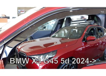 ΑΝΕΜΟΘΡΑΥΣΤΕΣ ΓΙΑ BMW X3 G45 5D 2024+ ΖΕΥΓΑΡΙ ΑΠΟ ΕΥΚΑΜΠΤΟ ΦΙΜΕ ΠΛΑΣΤΙΚΟ HEKO - 2 ΤΕΜ.