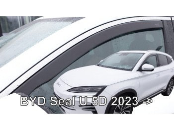 ΑΝΕΜΟΘΡΑΥΣΤΕΣ ΓΙΑ BYD SEAL U 5D 2023+ ΣΕΤ ΑΥΤΟΚΙΝΗΤΟΥ ΑΠΟ ΕΥΚΑΜΠΤΟ ΦΙΜΕ ΠΛΑΣΤΙΚΟ HEKO - 4 ΤΕΜ.