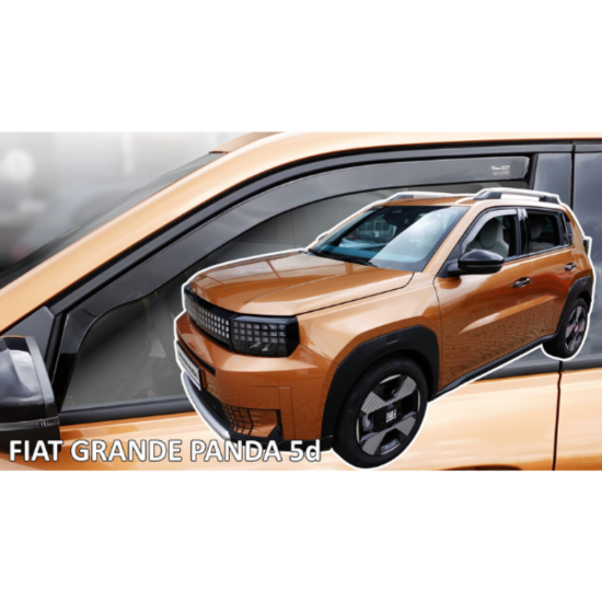 ΑΝΕΜΟΘΡΑΥΣΤΕΣ ΓΙΑ FIAT GRANDE PANTA /GRANDE PANTA HYBRID /GRANDE PANDA ELECTRIC 5D 2025+ ΖΕΥΓΑΡΙ ΑΠΟ ΕΥΚΑΜΠΤΟ ΦΙΜΕ ΠΛΑΣΤΙΚΟ HEKO - 2 ΤΕΜ.