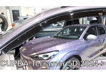 ΑΝΕΜΟΘΡΑΥΣΤΕΣ ΓΙΑ CUPRA TERRAMAR 5D 2024+ ΣΕΤ ΑΥΤΟΚΙΝΗΤΟΥ ΑΠΟ ΕΥΚΑΜΠΤΟ ΦΙΜΕ ΠΛΑΣΤΙΚΟ HEKO - 4 ΤΕΜ