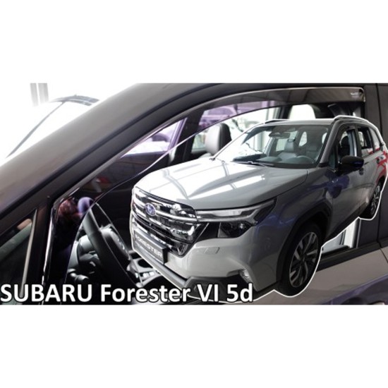 ΑΝΕΜΟΘΡΑΥΣΤΕΣ ΓΙΑ SUBARU FORESTER (SL) 5D 2024+ ΖΕΥΓΑΡΙ ΑΠΟ ΕΥΚΑΜΠΤΟ ΦΙΜΕ ΠΛΑΣΤΙΚΟ HEKO - 2 ΤΕΜ