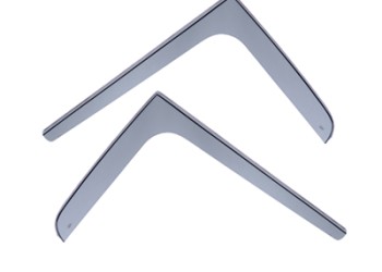 ΖΕΥΓΑΡΙ ΜΠΡΟΣΤΙΝΟΙ ΑΝΕΜΟΘΡΑΥΣΤΕΣ ΓΙΑ FORD TRANSIT 2/3/4D 1986-2000 ΑΠΟ ΕΥΚΑΜΠΤΟ ΧΥΤΟ ΑΚΡΥΛΙΚΟ ΓΥΑΛΙ (CAST ACRYLIC GLASS) DGA - 2 ΤΕΜ.