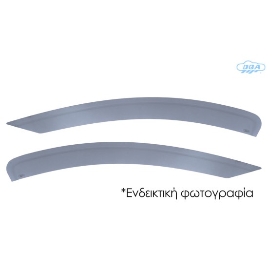 ΖΕΥΓΑΡΙ ΜΠΡΟΣΤΙΝΟΙ ΑΝΕΜΟΘΡΑΥΣΤΕΣ ΕΞΩΤΕΡΙΚΟΙ ΑΥΤΟΚΟΛΛΗΤΟΙ ΓΙΑ OPEL ASTRA H 5D 2004-2009 ΕΥΚΑΜΠΤΟ ΧΥΤΟ ΑΚΡΥΛΙΚΟ ΓΥΑΛΙ (CAST ACRYLIC GLASS) DGA - 2 ΤΕΜ.