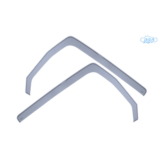 ΖΕΥΓΑΡΙ ΜΠΡΟΣΤΙΝΟΙ ΑΝΕΜΟΘΡΑΥΣΤΕΣ ΓΙΑ NISSAN NT400 CABSTAR 2007+ ΑΠΟ ΕΥΚΑΜΠΤΟ ΧΥΤΟ ΑΚΡΥΛΙΚΟ ΓΥΑΛΙ (CAST ACRYLIC GLASS) DGA - 2 ΤΕΜ