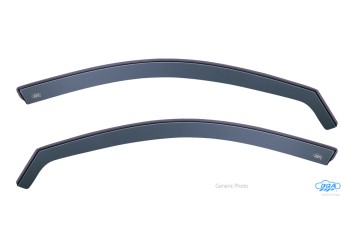 ΖΕΥΓΑΡΙ ΜΠΡΟΣΤΙΝΟΙ ΑΝΕΜΟΘΡΑΥΣΤΕΣ ΓΙΑ OPEL CROSSLAND X 5D 2017+ ΑΠΟ ΕΥΚΑΜΠΤΟ ΧΥΤΟ ΑΚΡΥΛΙΚΟ ΓΥΑΛΙ (CAST ACRYLIC GLASS) DGA - 2 ΤΕΜ