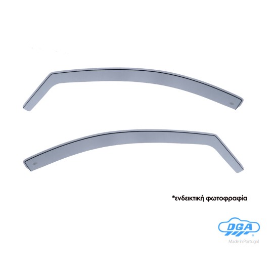 ΖΕΥΓΑΡΙ ΜΠΡΟΣΤΙΝΟΙ ΑΝΕΜΟΘΡΑΥΣΤΕΣ ΓΙΑ PEUGEOT 2008 2019-2023? 5D  ΑΠΟ ΕΥΚΑΜΠΤΟ ΧΥΤΟ ΑΚΡΥΛΙΚΟ ΓΥΑΛΙ  (CAST ACRYLIC GLASS) DGA - 2 ΤΕΜ.