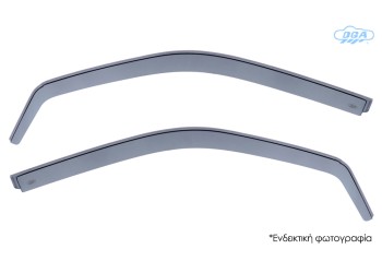 ΖΕΥΓΑΡΙ ΜΠΡΟΣΤΙΝΟΙ ΑΝΕΜΟΘΡΑΥΣΤΕΣ ΓΙΑ SEAT TOLEDO 4D 1999-2003 / LEON 5D 1999-2005 ΑΠΟ ΕΥΚΑΜΠΤΟ ΧΥΤΟ ΑΚΡΥΛΙΚΟ ΓΥΑΛΙ (CAST ACRYLIC GLASS) DGA - 2 ΤΕΜ.