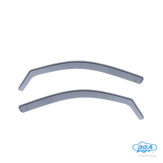 ΖΕΥΓΑΡΙ ΜΠΡΟΣΤΙΝΟΙ ΑΝΕΜΟΘΡΑΥΣΤΕΣ ΓΙΑ TOYOTA HILUX 2D 2015 / 2020 4D ΑΠΟ ΕΥΚΑΜΠΤΟ ΧΥΤΟ ΑΚΡΥΛΙΚΟ ΓΥΑΛΙ DGA - 2 ΤΕΜ.