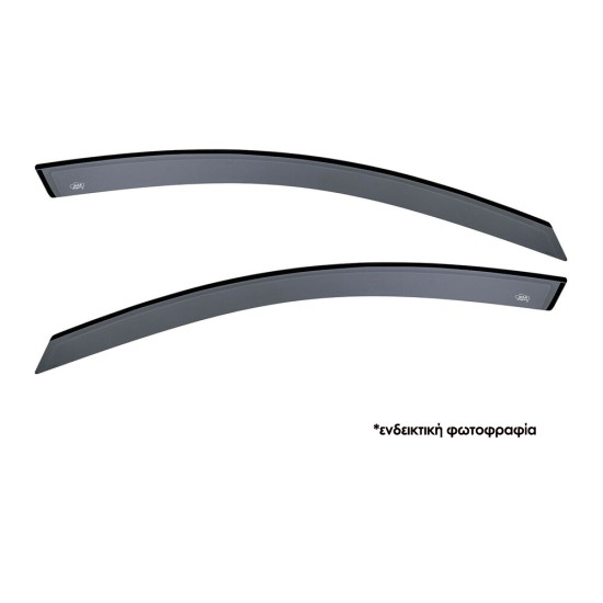ΖΕΥΓΑΡΙ ΜΠΡΟΣΤΙΝΟΙ ΑΝΕΜΟΘΡΑΥΣΤΕΣ ΓΙΑ TOYOTA AYGO X 5D 2022+ ΑΠΟ ΕΥΚΑΜΠΤΟ ΧΥΤΟ ΑΚΡΥΛΙΚΟ ΓΥΑΛΙ DGA - 2 ΤΕΜ.
