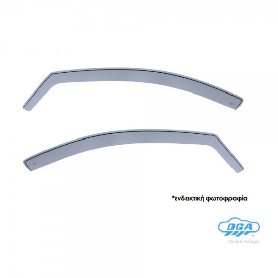 ΖΕΥΓΑΡΙ ΜΠΡΟΣΤΙΝΟΙ ΑΝΕΜΟΘΡΑΥΣΤΕΣ ΓΙΑ VOLVO XC40 5D 2018+ ΑΠΟ ΕΥΚΑΜΠΤΟ ΧΥΤΟ ΑΚΡΥΛΙΚΟ ΓΥΑΛΙ (CAST ACRYLIC GLASS) DGA - 2 ΤΕΜ.
