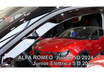 ΣΕΤ ΑΝΕΜΟΘΡΑΥΣΤΕΣ ΓΙΑ ALFA ROMEO JUNIOR 5D 2024+ SET ΑΠΟ ΕΥΚΑΜΠΤΟ ΦΙΜΕ ΠΛΑΣΤΙΚΟ HEKO - 4 ΤΕΜ.