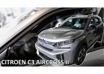 ΑΝΕΜΟΘΡΑΥΣΤΕΣ ΓΙΑ CITROEN C3 IV 5D 2024+ / E-C3 IV 5D 2024+ ΣΕΤ ΑΥΤΟΚΙΝΗΤΟΥ ΑΠΟ ΕΥΚΑΜΠΤΟ ΦΙΜΕ ΠΛΑΣΤΙΚΟ HEKO - 4 ΤΕΜ.
