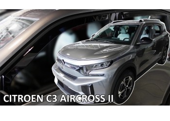ΑΝΕΜΟΘΡΑΥΣΤΕΣ ΓΙΑ CITROEN C3 AIRCROSS / e-C3 AIRCROSS 5D 2024+ ΣΕΤ ΑΥΤΟΚΙΝΗΤΟΥ ΑΠΟ ΕΥΚΑΜΠΤΟ ΦΙΜΕ ΠΛΑΣΤΙΚΟ HEKO - 4 ΤΕΜ.